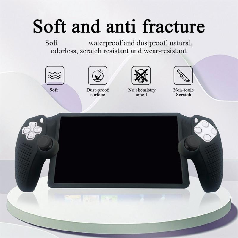 Protective Case for Console Shockproof Cover Game Console Housing Anti-skid Cover Silicone Shell Dustproof Protector