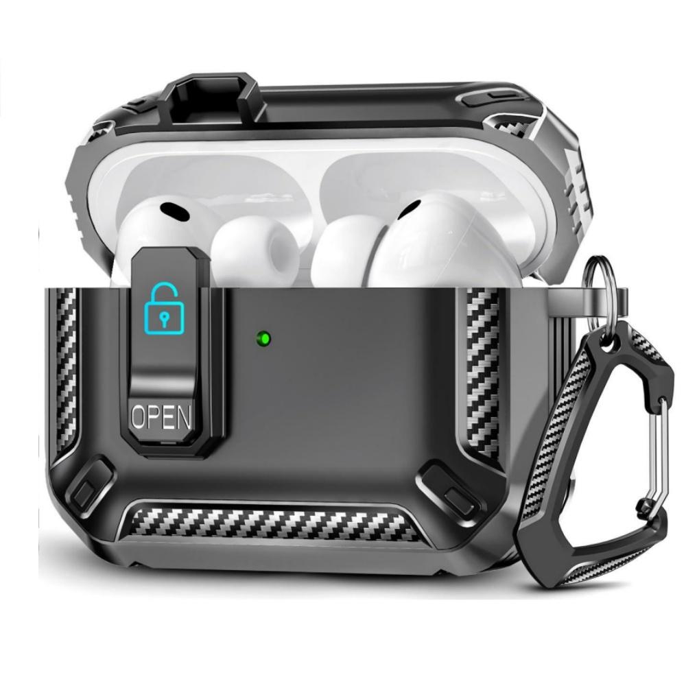 for AirPods Pro 3 Case Secure Lock Case Cover with Lanyard&Keychain Powerful Drop Protection For Airpods Pro 3rd Generation Case