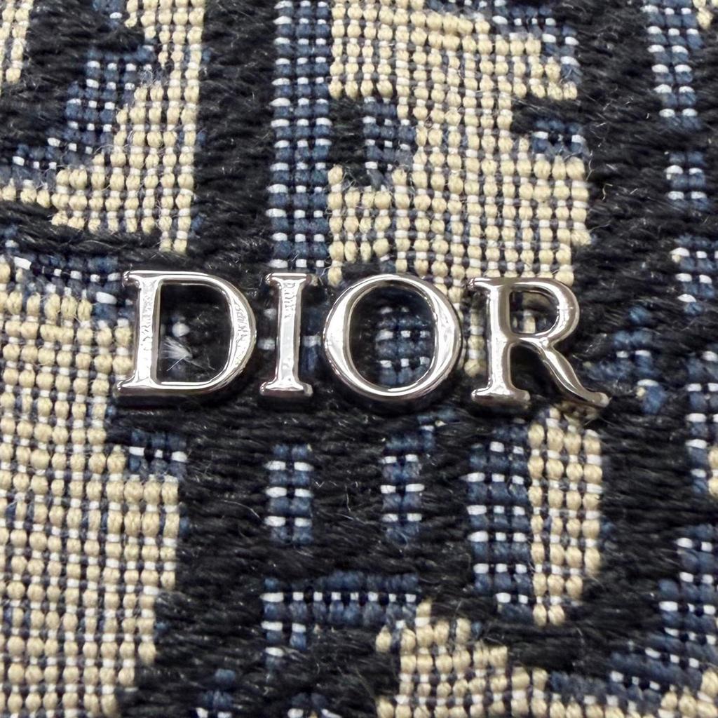 Excellent DIOR Shoulder Bag Rango 26 Oblique Jacquard 2WAY Used