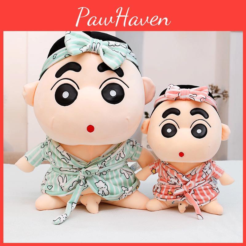 Shin Chan Crayon Cartoon Plush Toy Stuffed Doll Kid Bathrobe Character Up Dress