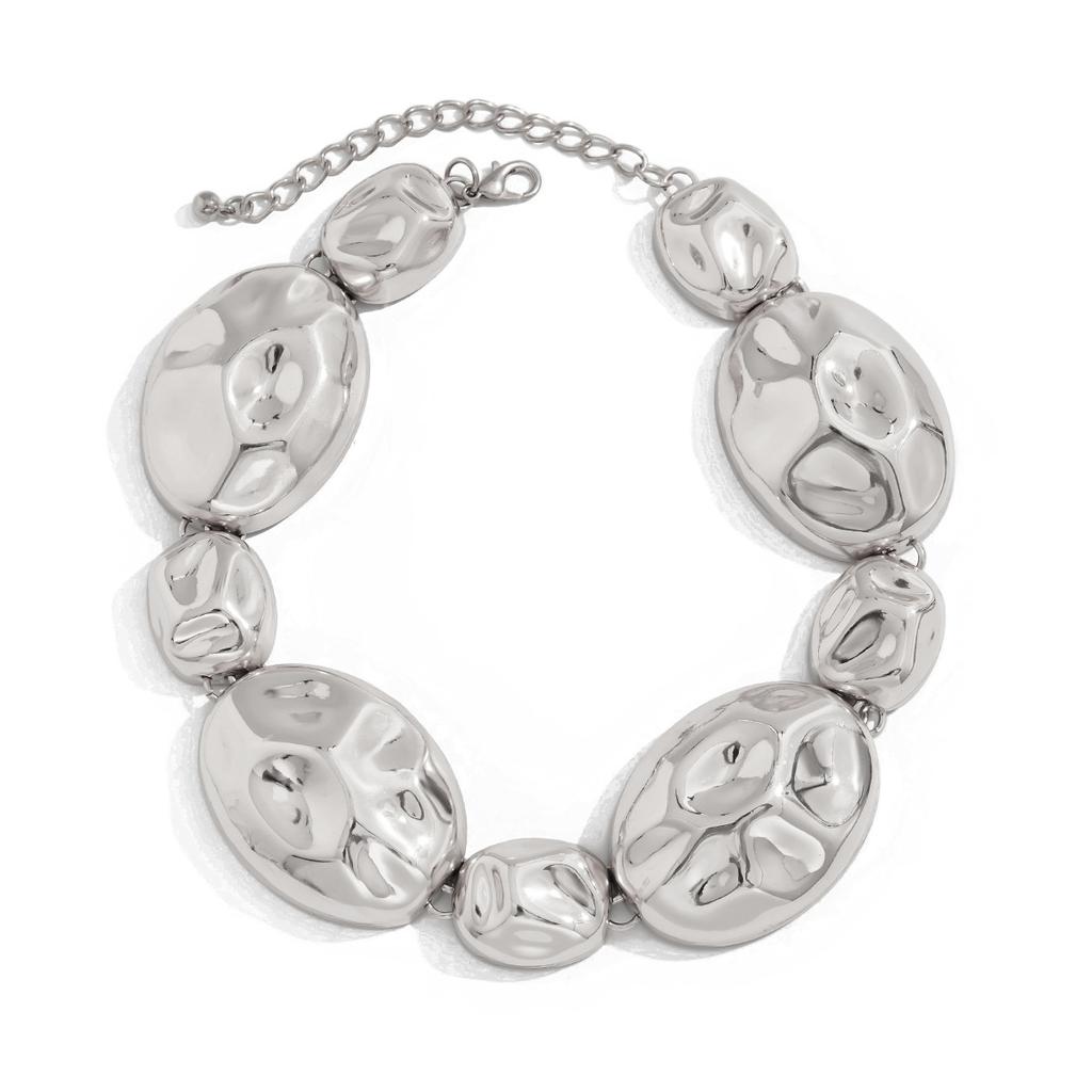 Υπερβολικό Ακανόνιστο CCB Χάντρες Τσόκερ Κολιέ Σκουλαρίκια Για Γυναίκες Δώρο Γάμου Πάρτι Μόδα Πλαστικά Σετ Κοσμημάτων