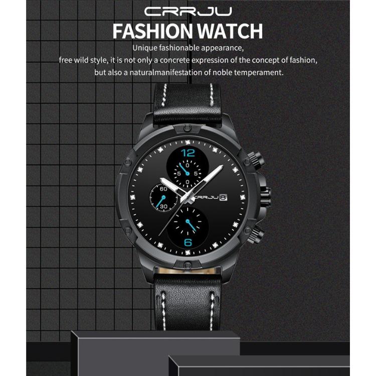 CRRJU-2142 Men's Six-pin Sports Watch Men's Watch Large Strap Watch Men