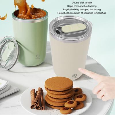 USB Electric Mixing Cup 350ml Leak Proof Automatic Stirring Cup Self Stirring Coffee Mug Light