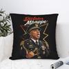 Funny M-Mbappes Meme Square Pillow Cases  Cushion Covers Funny Zippered Decor Pillowcase for Sofa 45x45cm