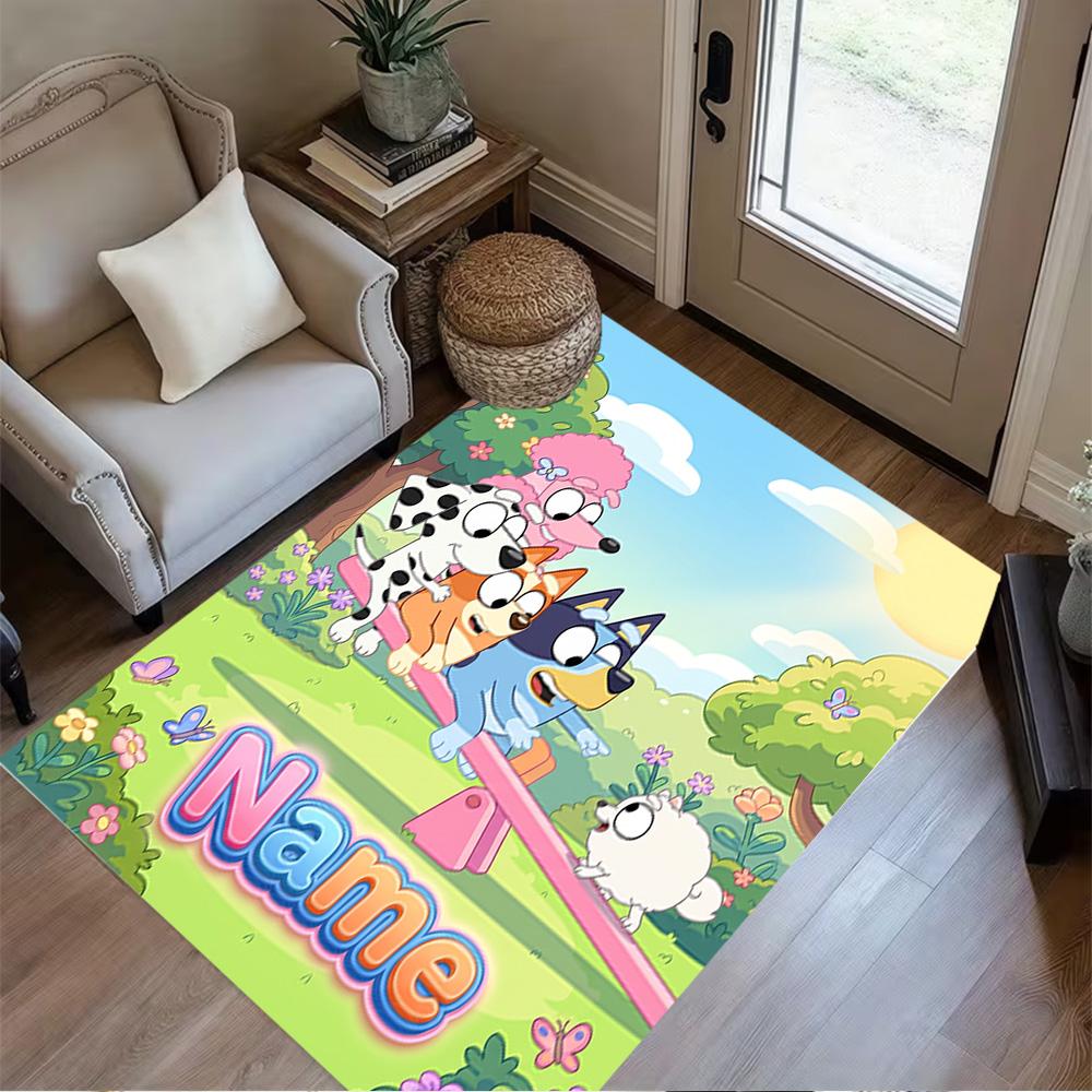 Science Adventure Customize Text Carpet Design for Foyer Outdoor Balcony Living Rooms Anti-slip Rug Office home decor Wedding Party Gift