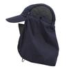 Sun Protection Hat Windproof Sand Prevent with Neck Cover for Outdoor Fishing Hiking CampingNavy Blue