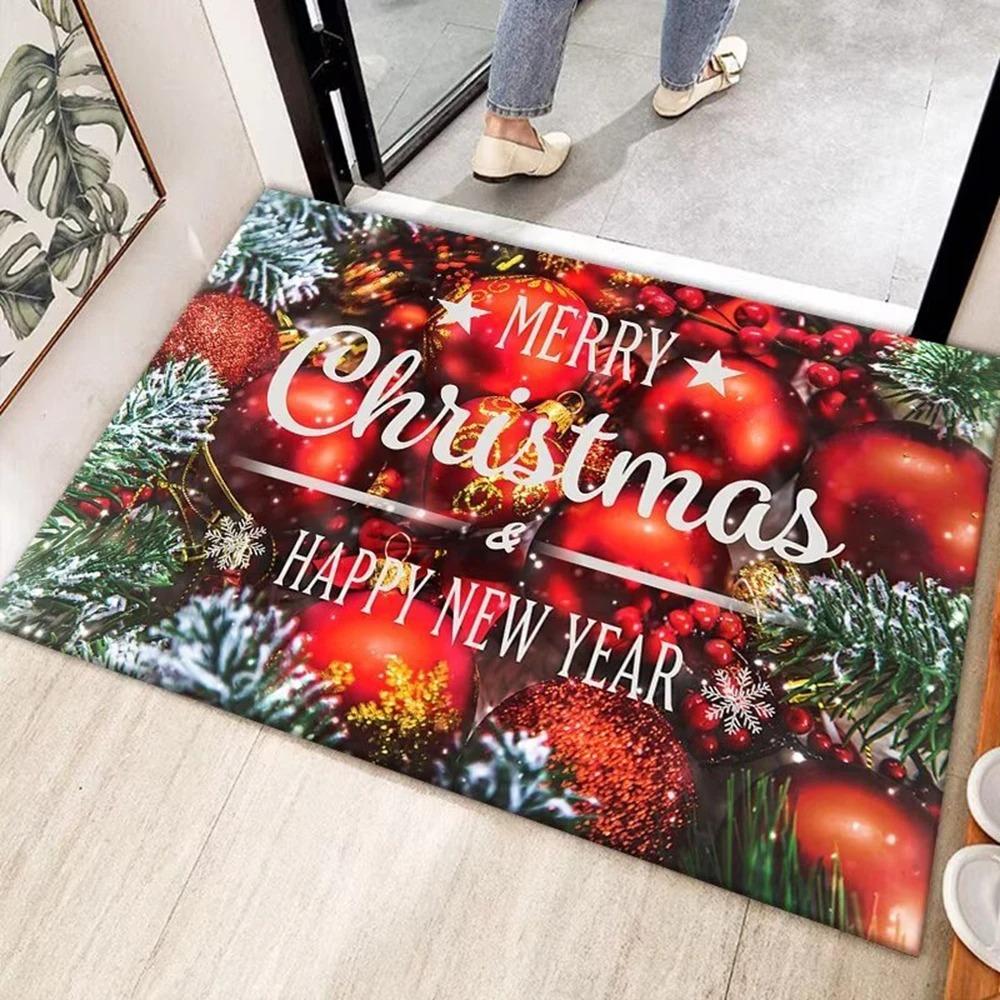 Weihnachts-Foyer-Anti-Rutsch-Matten Kaffeetisch-Matten Badezimmer- und Schlafzimmer-Anti-Rutsch-Teppiche und -Läufer und Familienparty-Dekorationen