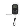 Temperature Display Universal Remote Control CR1111 Battery Mini Size AC Remote Control Portable Handle Thermometer Function