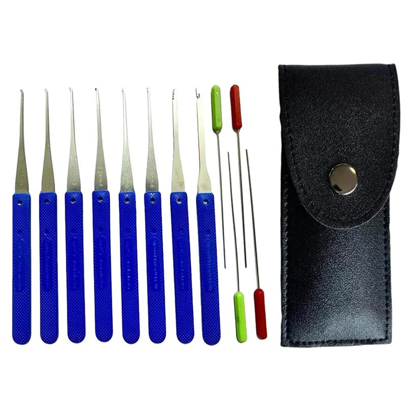 12Pcs Lock Pick Set Locksmith Supplies Broken Key Auto Extractor Remove Hooks Stainless Steel Diy Hand Tools Hardware
