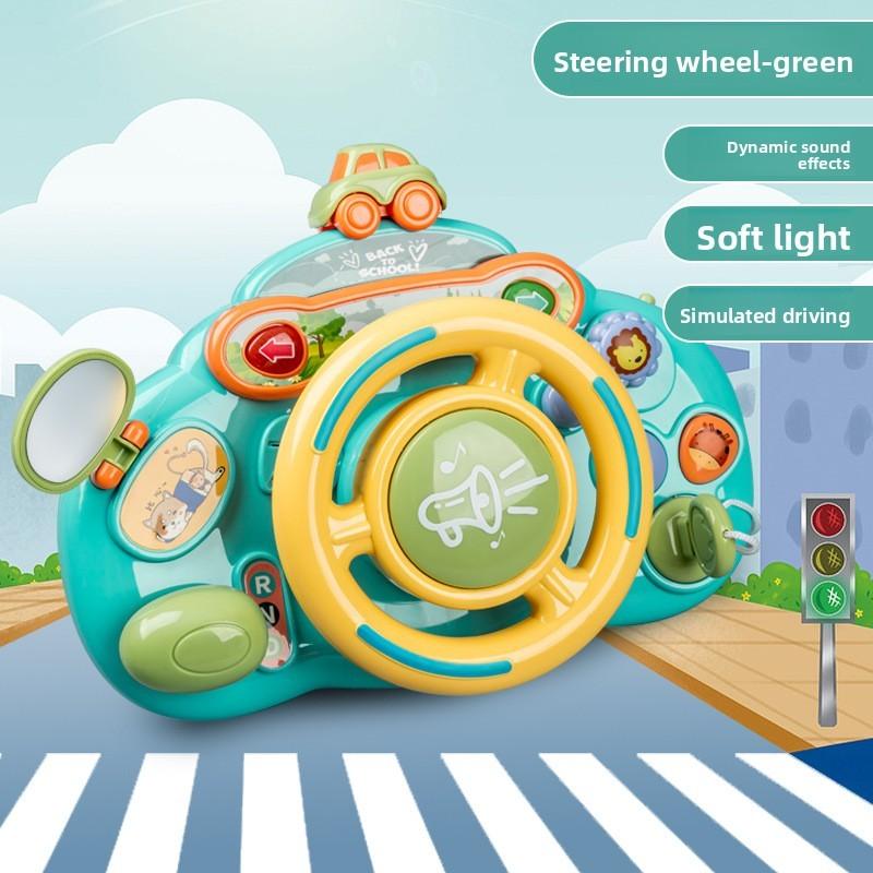 Childrens Educational Driving Toy Steering Wheel With Music And Sound For Early Learning