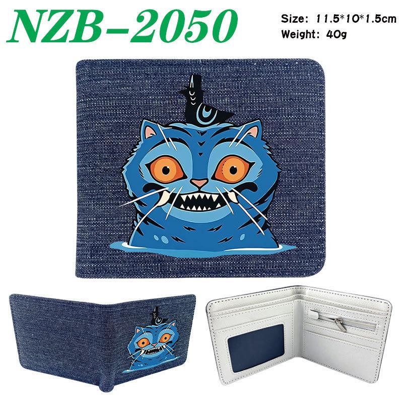 Fold Denim Kpop Hunters Rumi Zoey Mira Anime Wallet Short Purse