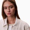 Calvin Klein Trendy Casual Minimalist Letter Embroidered Structured Polo Jacket Women Jackets 47F527G