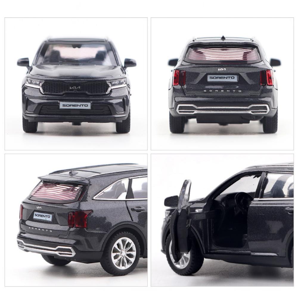 Kia Motors 2023 Sorento Seria Miniaturowych Samochodów Diecast Grafit
