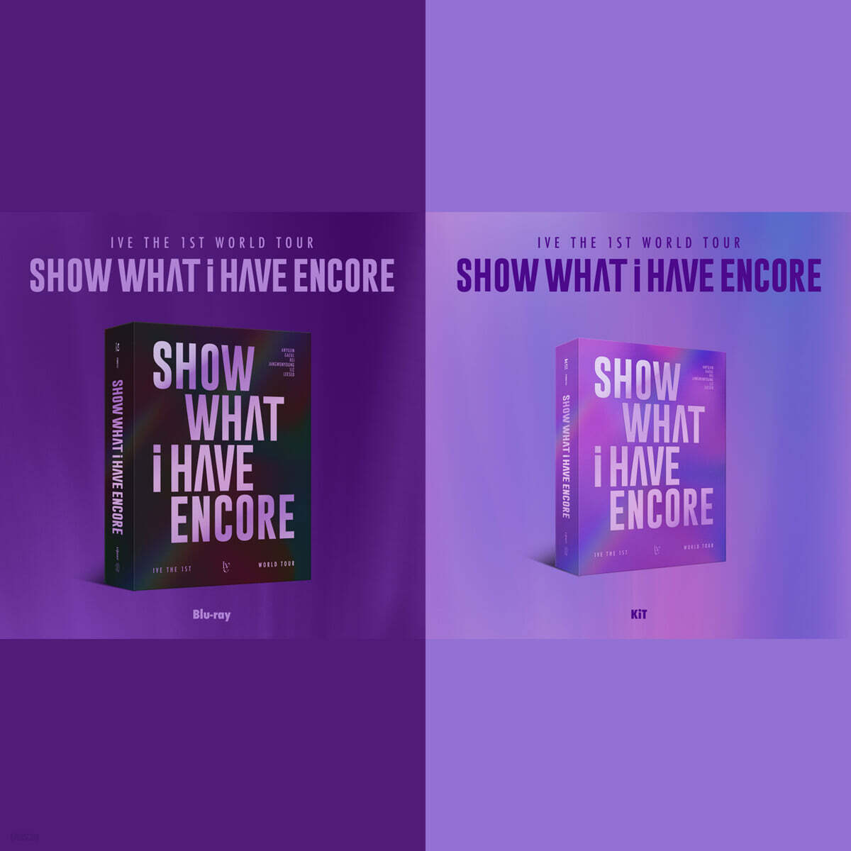 

IVE (Ive) - IVE THE 1ST WORLD TOUR [SHOW WHAT I HAVE - ENCORE] Blu-ray + KiT VIDEO SET