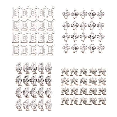 20Pieces Antique Silver Musical Instrument Pendant Cassette Tape Charm For Handmade Jewelry And DIY Craft Projects