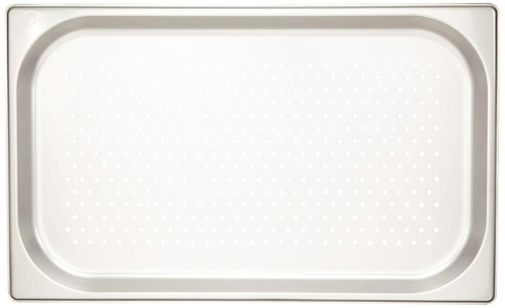 TKG Corporation Donam Perforated Hotel 20mm Stainless AHTA101 Pan, 1/1 Scale, Deep, 18-8 Steel,