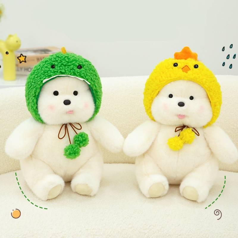 Adorable 40cm Wuluola Dinosaur Duck Plush Toy In Soft Short Velvet For Kids