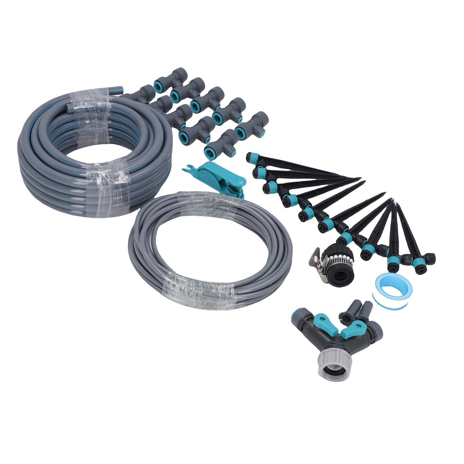 

Drip Irrigation System Kit 10m/32.8ft, Garden Watering Equipment, Lawn Irrigation Distribution Hose for Greenhouse, Flower Bed, Patio, Terrace