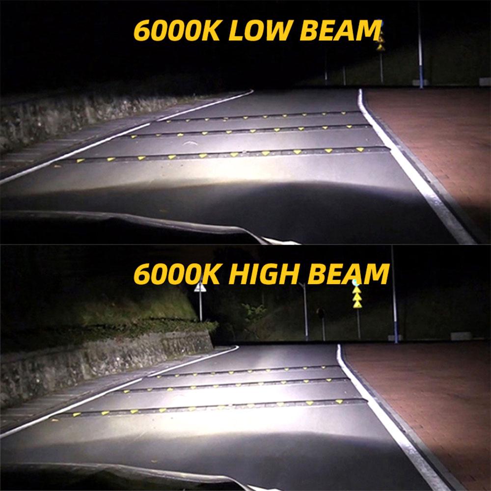 100W Fog Light Car LED Headlight Bulb Car Signal Light 2PCS 6000K White Light High/Beam Bulb Car Accessories FOR H16 H8 H11