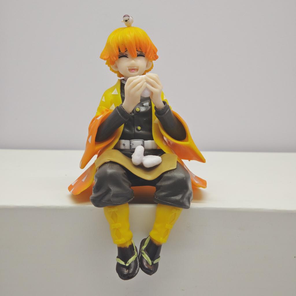Figurki Akcji Anime Demon Slayer Tanjirou Tomioka GiyuuZenitsu Kochou Nezuko Figurka Anime Kolekcjonerska Lalka Dziecięca Zabawki dla Dzieci SS