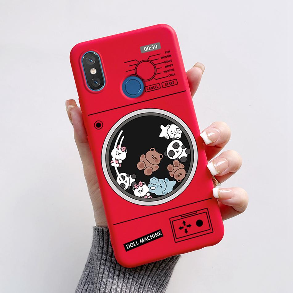 For Xiaomi Mi 8 6.21" Case Cute Bear Cartoon Cat Soft Silicone Shockproof Cover For Xiaomi Mi8 M1803E1A Bumper Phone Case Fundas