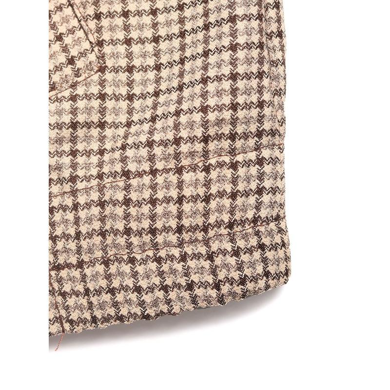 YYFS Dámská móda Ležérní Jednobarevný potisk Podzim Zima Dlouhý rukáv POLO Bundy a kabáty