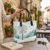 Winter Snow Scene Print Tote Bag Casual Large Capacity Shoulder Handbag For Daily Use