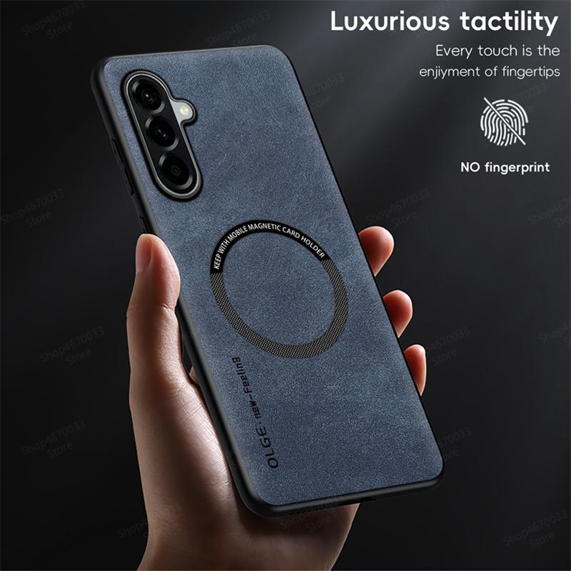 For Magsafe Phone Case For Samsung Galaxy A56 A55 A54 A53 A36 A35 A26 A34 A71 A51 A52 A32 A22 A13 Wireless Charging Cover Fundas