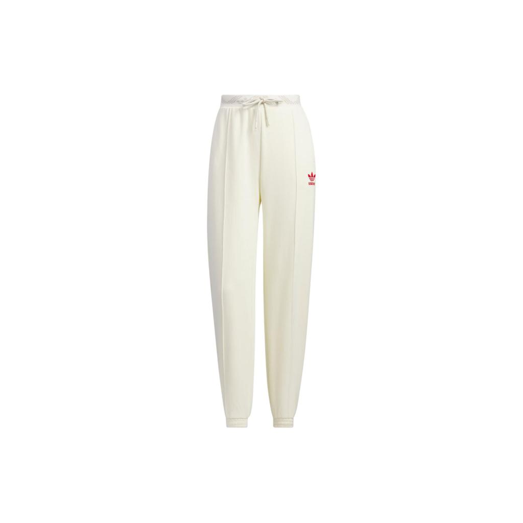 Adidas Originals Feifei Ruan Collaboration FW23 Relaxed Knit Sweatpants Women Bottoms White IX4238
