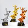 Customized Resin Dolphin Breaststroke Butterfly Swimming Crystal Base Trophy, Excellent Awards, Home Decor Craft, Lettering, 1Pc