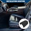 1 Pair Center Console Armrest Cover for Citroen DS7 Crossback 2018-2023 Black