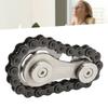 Detachable Fingertips Chains Sprockets Toys Stress Relief Stainless Steel Sensory Fingertips Bike Chains Toys for Travel