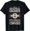 Funny 'Engineer Not A Magician' Mechanical Engineer Gift Unisex T-Shirt Mens Womens Tees Top