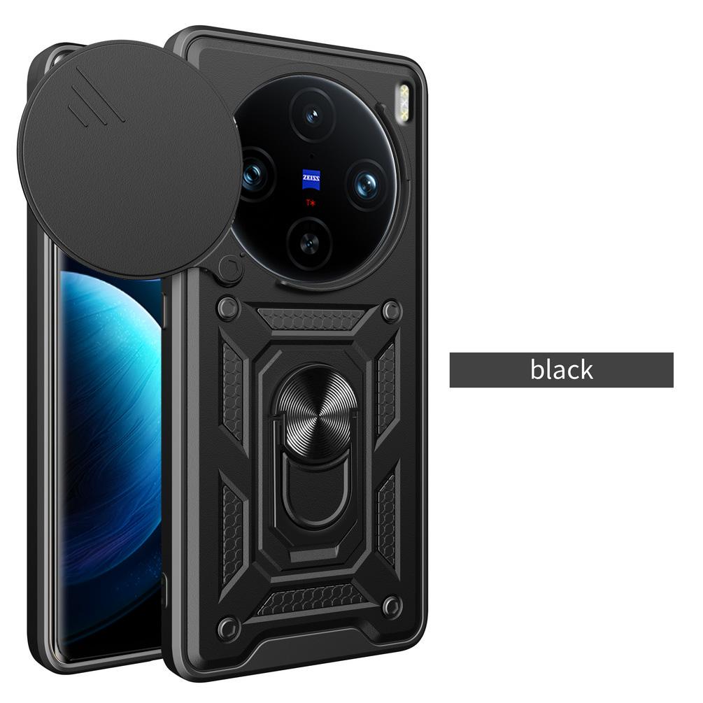 Camera protect case for VIVO X100 Pro VIVO X100 Armor Hybrid Metal Ring Back Cover