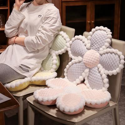 Summer Ice Silk Flower Seat Cushion Futon Cushion Fart Cushion Office Sofa Bay Window Bedroom Seat Cushion Dormitory Student