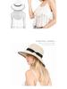 Women's Korean Style Straw Sun Hat with Bow - Casual, Versatile, and Simple Design for Summer Outings.