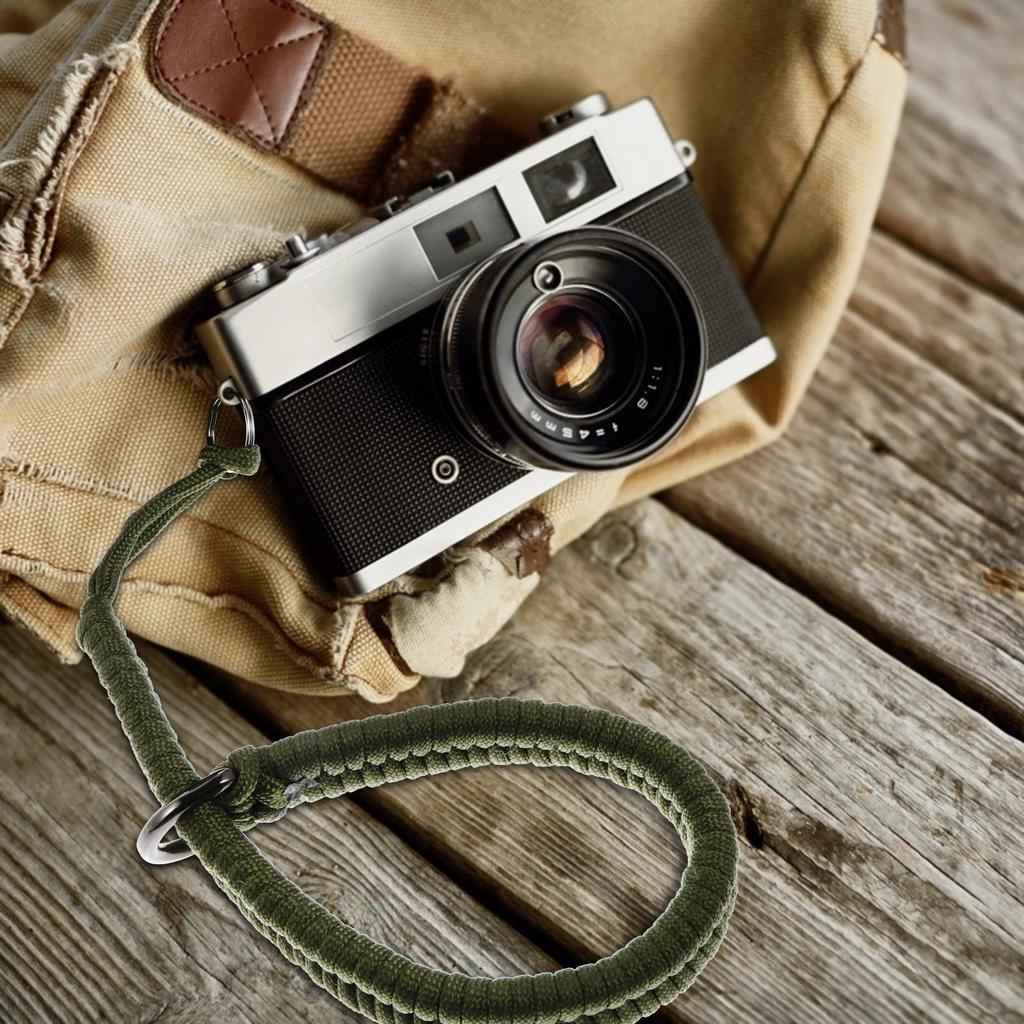 1Pcs Camera Wrist Strap High Class Nylon Lightweight Secure for Dslr Digital Camera Photographer Accessory
