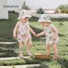 Babylove Bobo Fruit Tea Sleeveless Bamboo Cotton Bodysuit