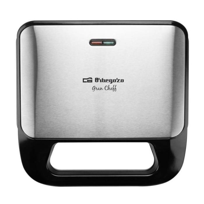 Sandwichera - ORBEGOZO - SW 7560 - 750W - Gris - Plaques interchangeables