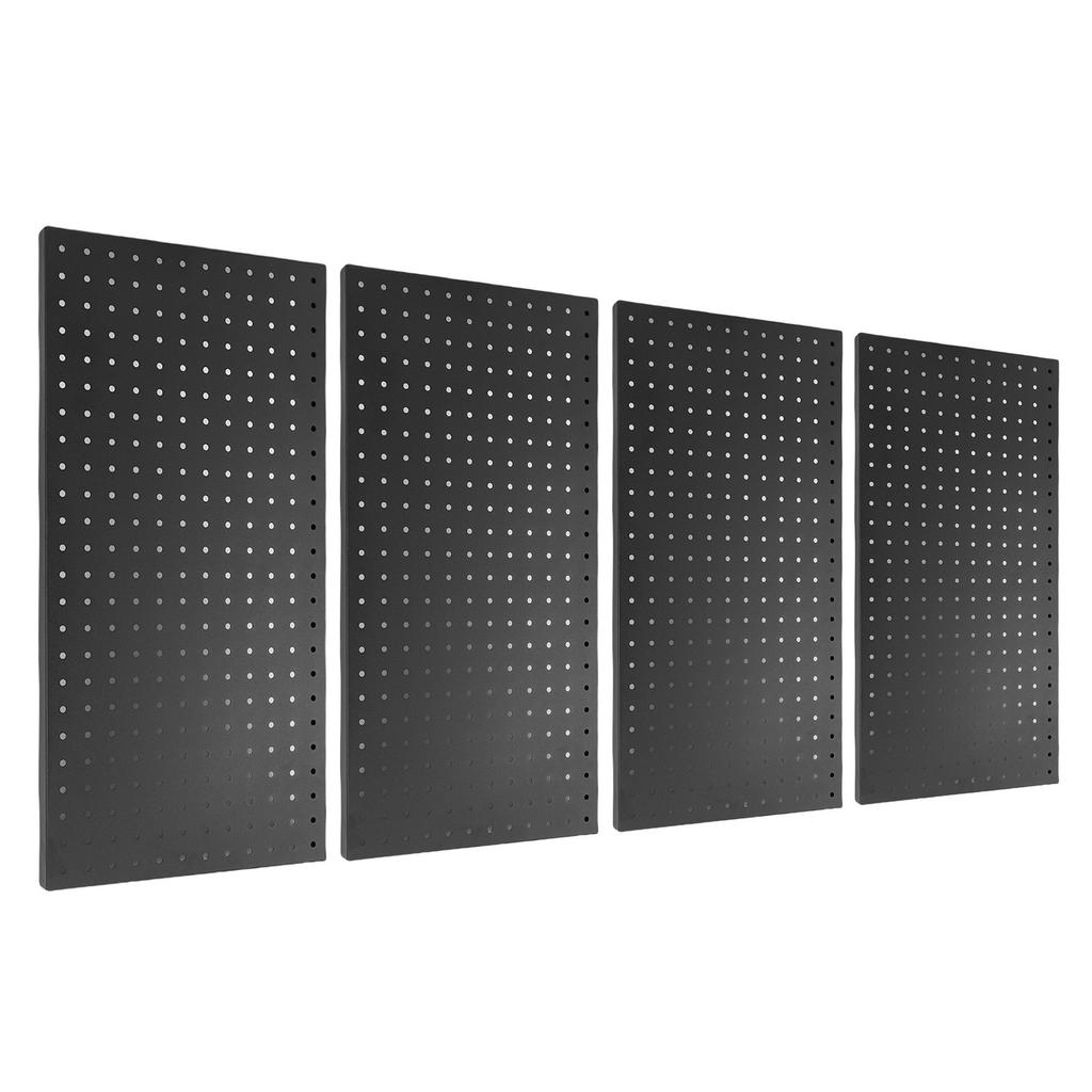 Metal Pegboard Wall Panels 24inx12in Tool Storage Pegboard System Modular Peg Board Tool Organizer Board Kit