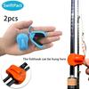 2pcs Multi-Functional Rod Holder, Lure Fishing Rod Binding Clip, Raft Rod Holder, Pier Fishing Rod Protective Cover