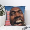 K-kanyes W-wests Funny Meme Pillowcase Accessories Soft Cushion Cover Decorations  Throw Pillow Case Cover Seater Multi Size