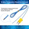 2025+ 10Pcs 2M K-Type Temperature Sensor Connector Probe Sensor Temperature Sensors Measure for Thermocouple Sensor and Meter