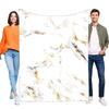 Luxurious Marble Print Blanket Soft Plush Throw for Couch Bed Cozy Home Decor Gift for All Occasions