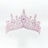 New European and American Bridal Crown Rhinestone Headband Baroque Alloy Crown Wedding Dress Accessories