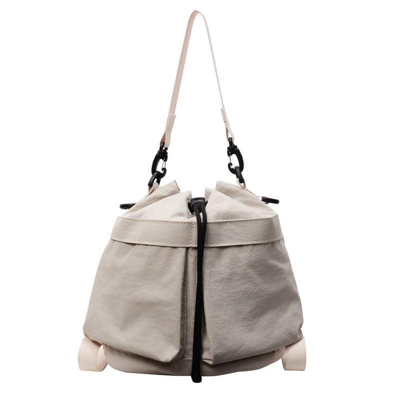 Crossbody Bag Women's Double Shoulder Bucket Bag New Casual Versatile Multi-back Method Commuting To Work Single Shoulder Crossbody Bag