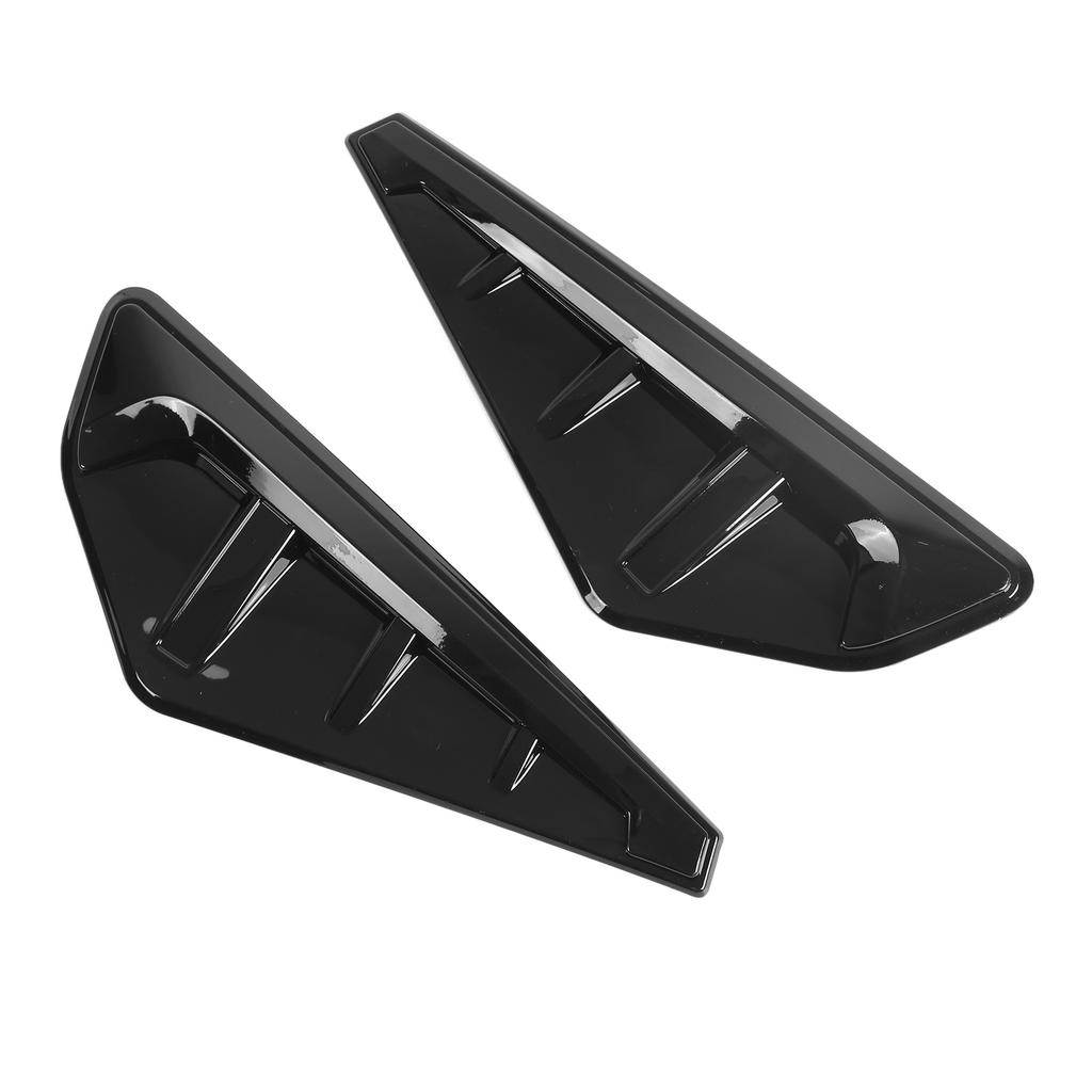 2 Stück Auto Kotflügel vorne Seite Luftstrom Kotflügel Entlüftungsabdeckung Zierleiste Schwarz Ersatz für X5 G05 X5M F95 2019‑2021