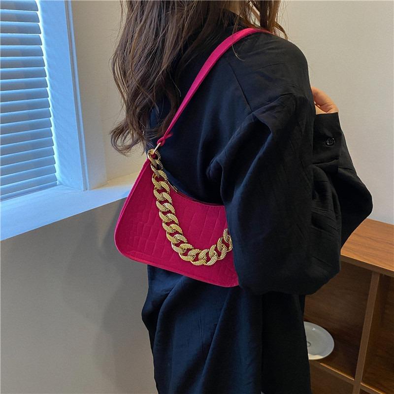 Bag Summer New Fashion Trend Niche Design Chain Handbag Simple Casual Fashion Armpit Bag