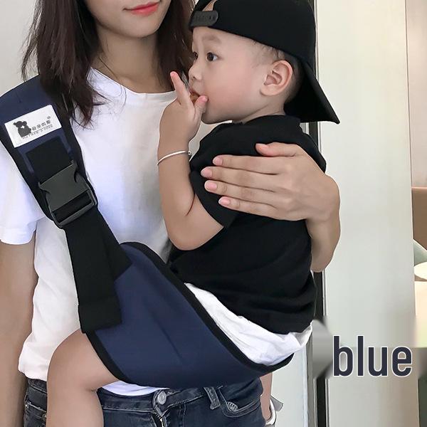 Mother s Love Baby Carrier Waist Stool Backpack: Newborn Spine-Support Front Carrier синий