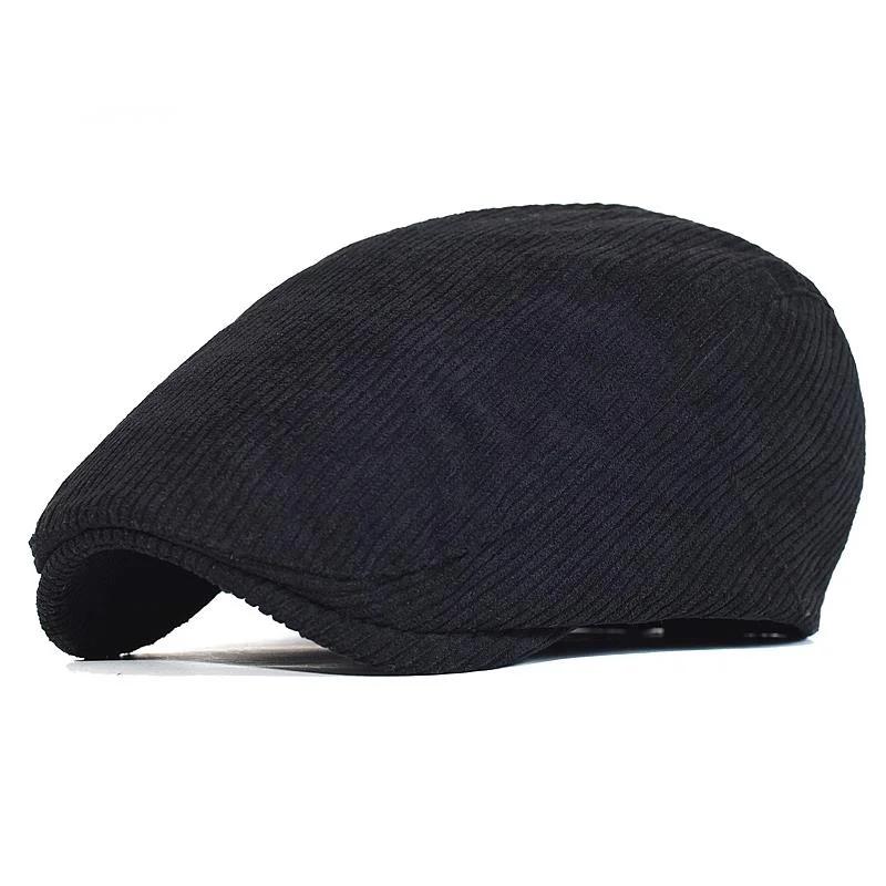 Spring Camel Corduroy Berets  Man Ivy Cap Dad Casual Newsboy Hat Women Beret Irish Hat English Cap